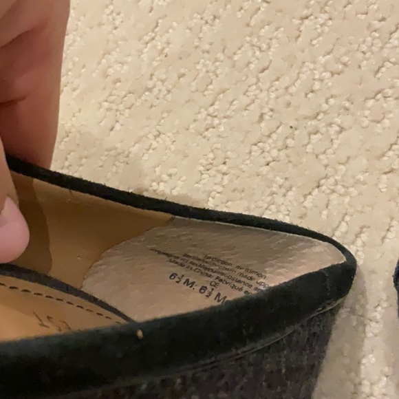 Nine West houndstooth like plaid patterned low heels EI - Picture 6 of 6